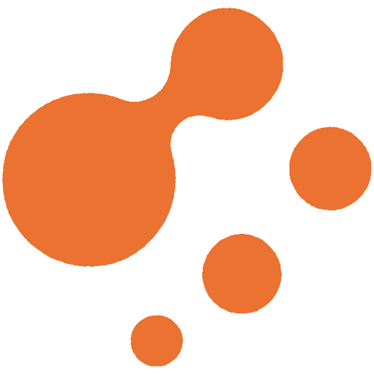 LUMAE.ai logo: White L inside an orange square